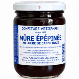 Confiture de Savoie Mûre épépinée