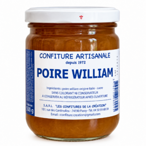 Confiture de Savoie Poire William